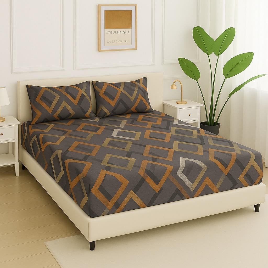 3 PCS FITTED BEDSHEET SET - VD17 (PREMIUM)