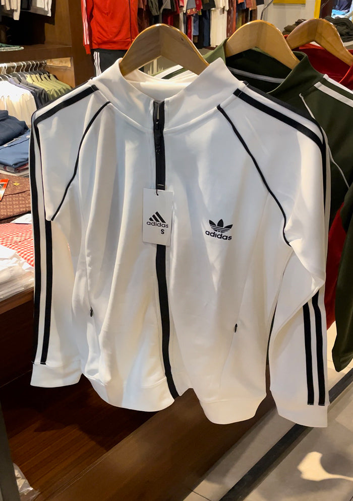 Adidas Premium Track Suit White – Aspire - Main Image