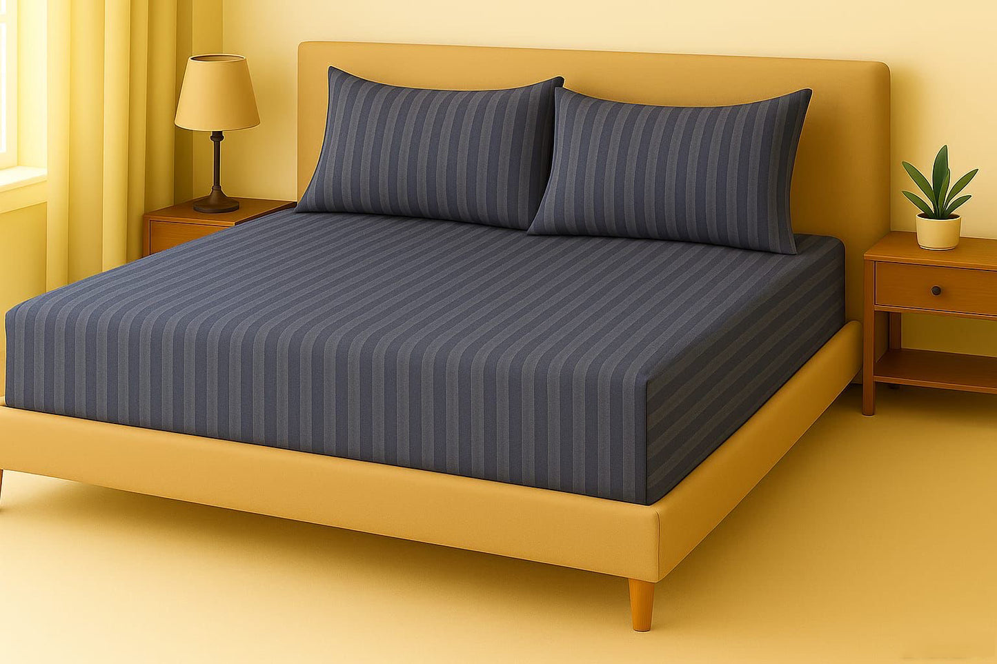 3 PCS FITTED BEDSHEET - VD01 (PREMIUM)