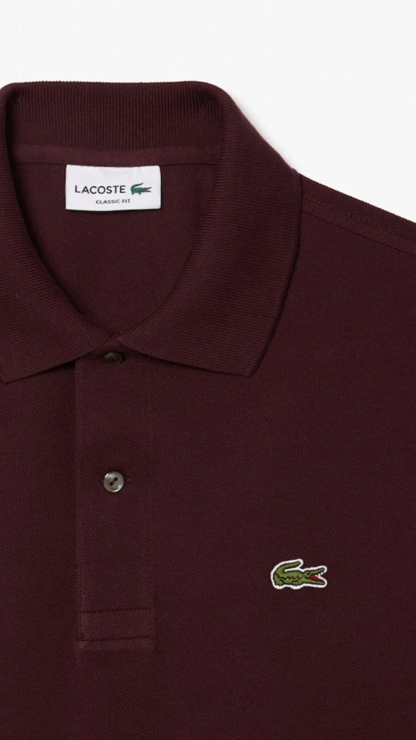 Lacoste Piqué Cotton Premium - Burgundy