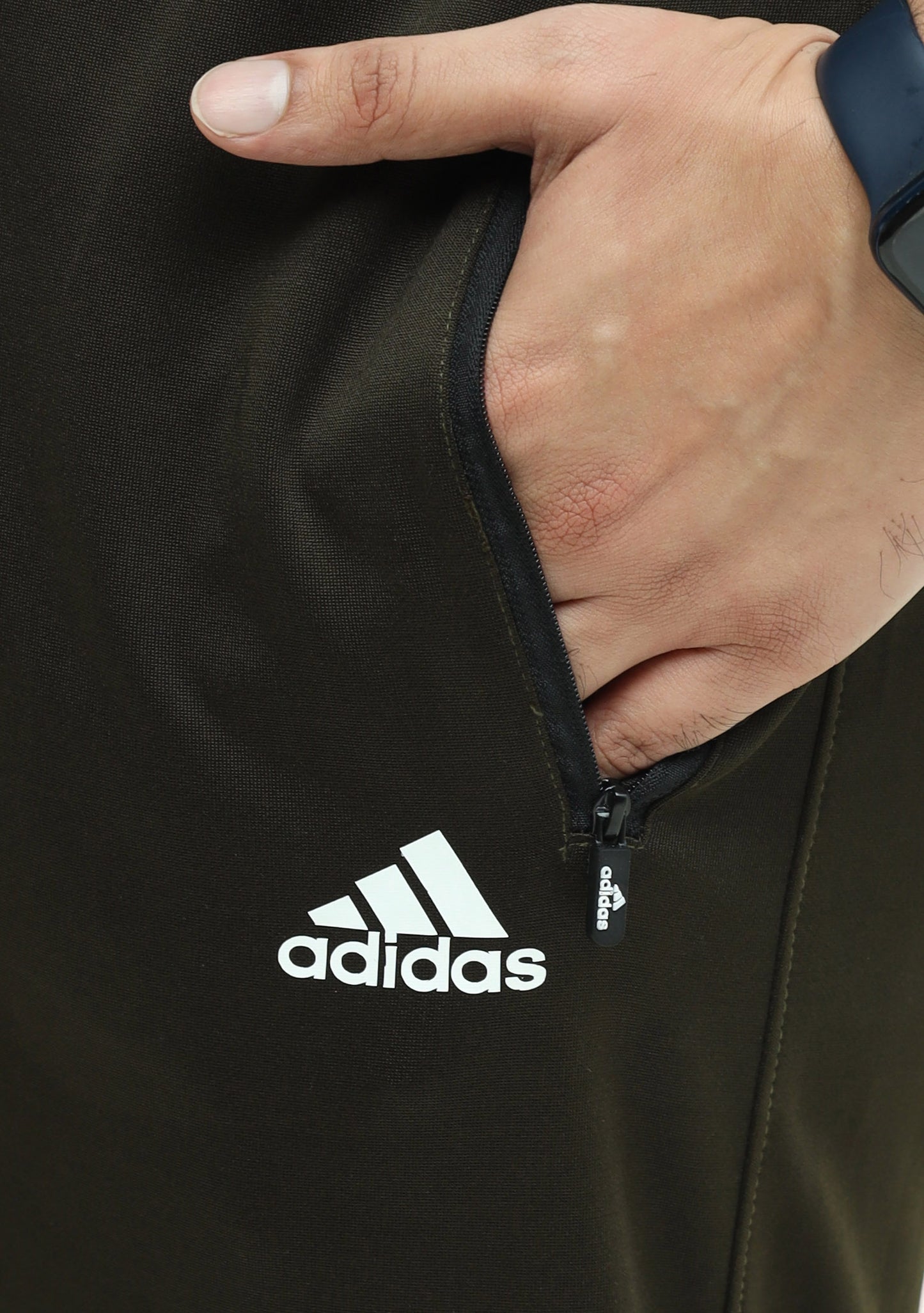 Adidas Dri-Fit Stretchable Trouser - Olive Green