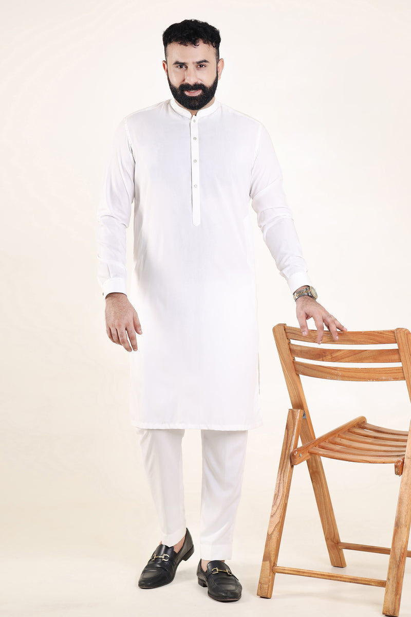 Premium Wash n Wear Suit - Off White