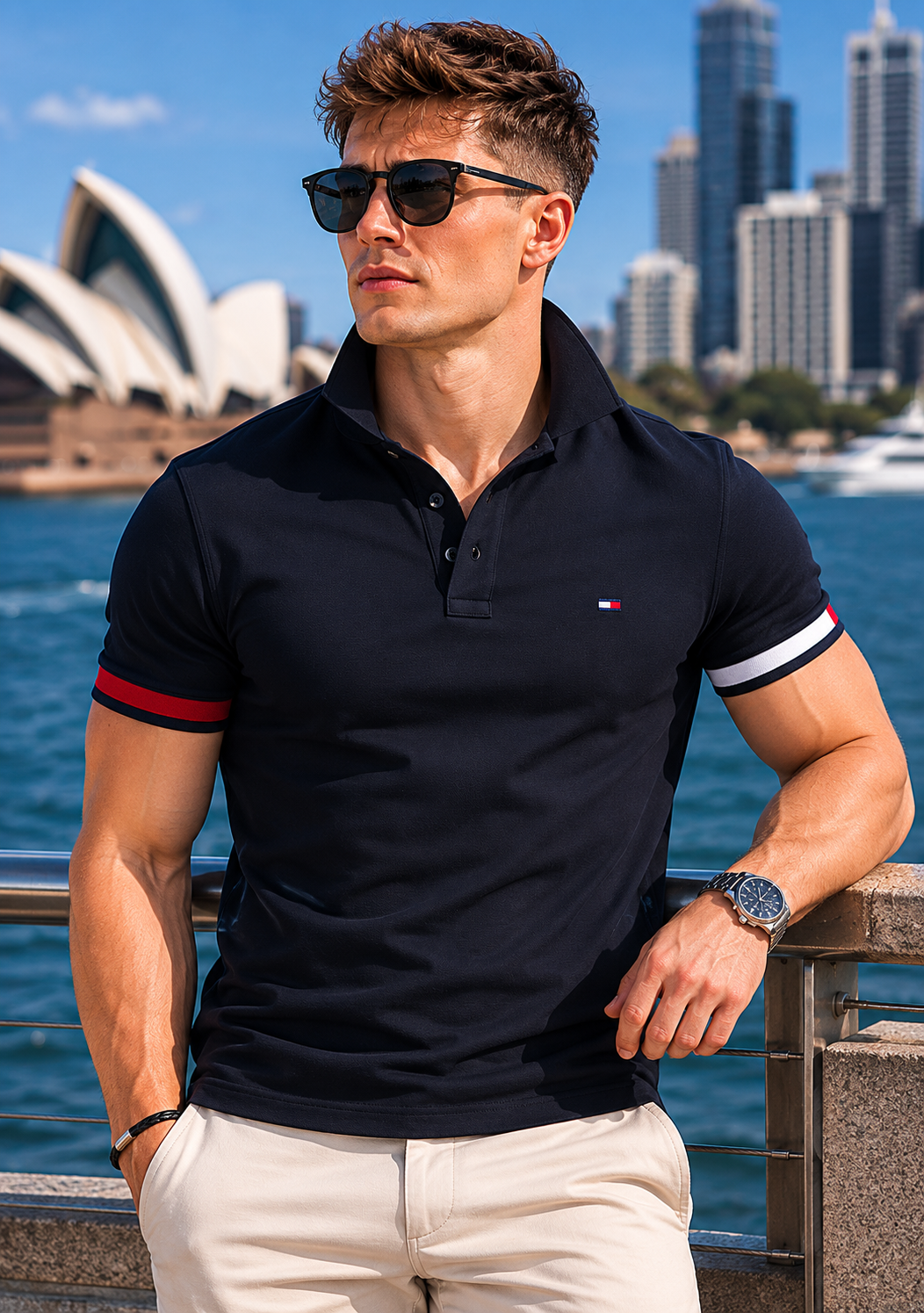 Tommy Hilfiger premium pique cotton polo