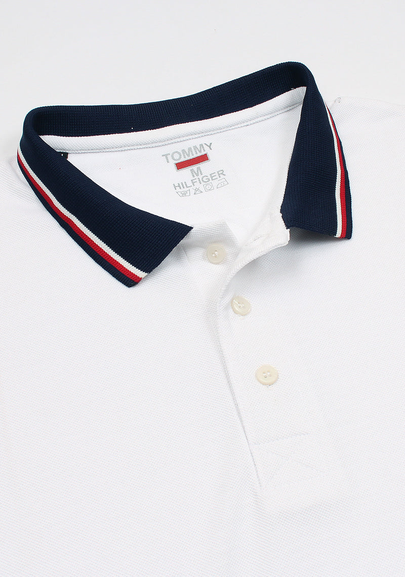 Tommy Hilfiger Cotton Polo Shirt - White