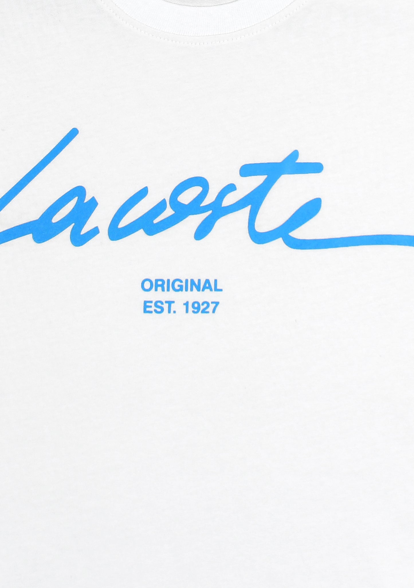 LACOSTE COTTON JERSEY T-SHIRT