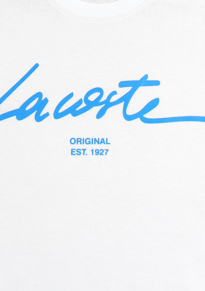 LACOSTE COTTON JERSEY T-SHIRT