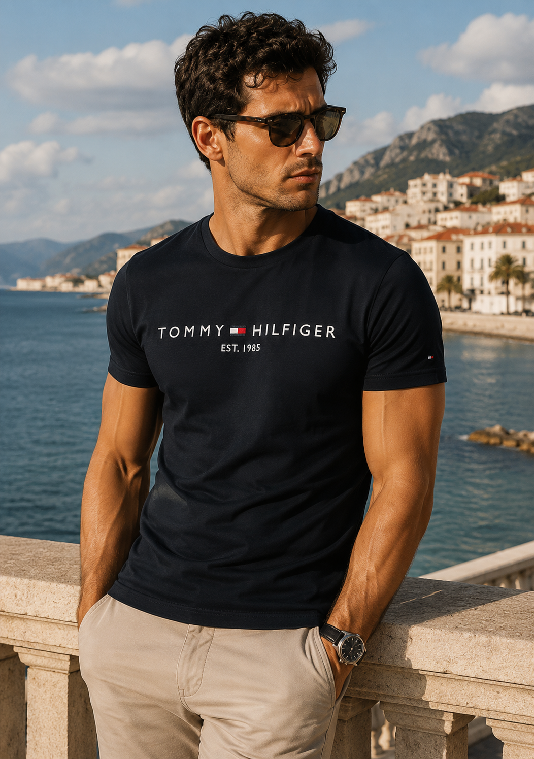 TOMY HILFIGER COTTON JERSEY T-SHIRT