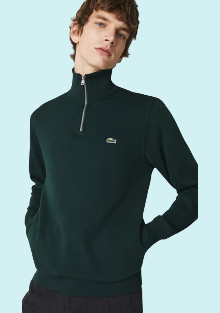 Lacoste Premium Zipper Olive