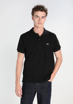 Lacoste Piqué Cotton Polo Shirt - Black