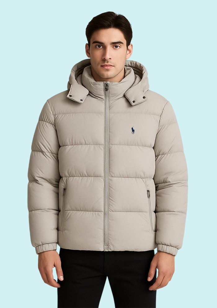 Ralph Lauren Puffer Jacket Grey