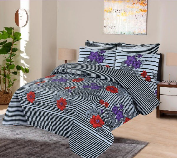 3 PCS BEDSHEET SET - VD08 (PREMIUM)