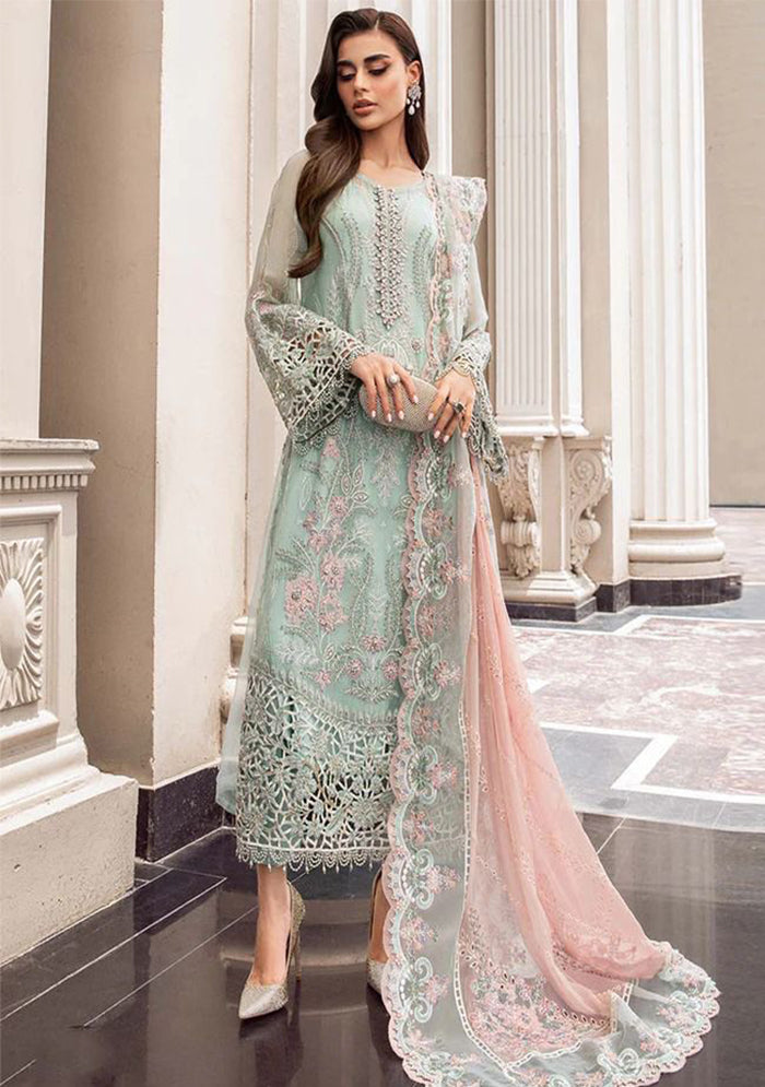 Mint green pakistani dress hotsell