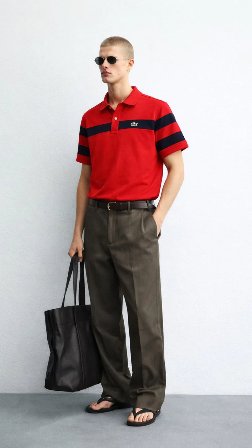Lacoste Piqué Cotton Polo Shirt