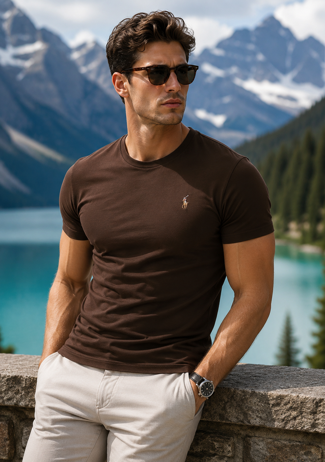 RALPH LAUREN COTTON JERSEY T-SHIRT