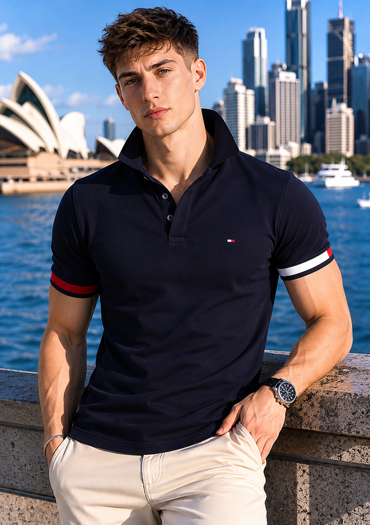 Tommy Hilfiger premium pique cotton polo