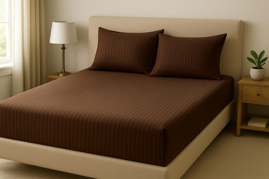 3 PCS FITTED BEDSHEET  - VD28 (PREMIUM)