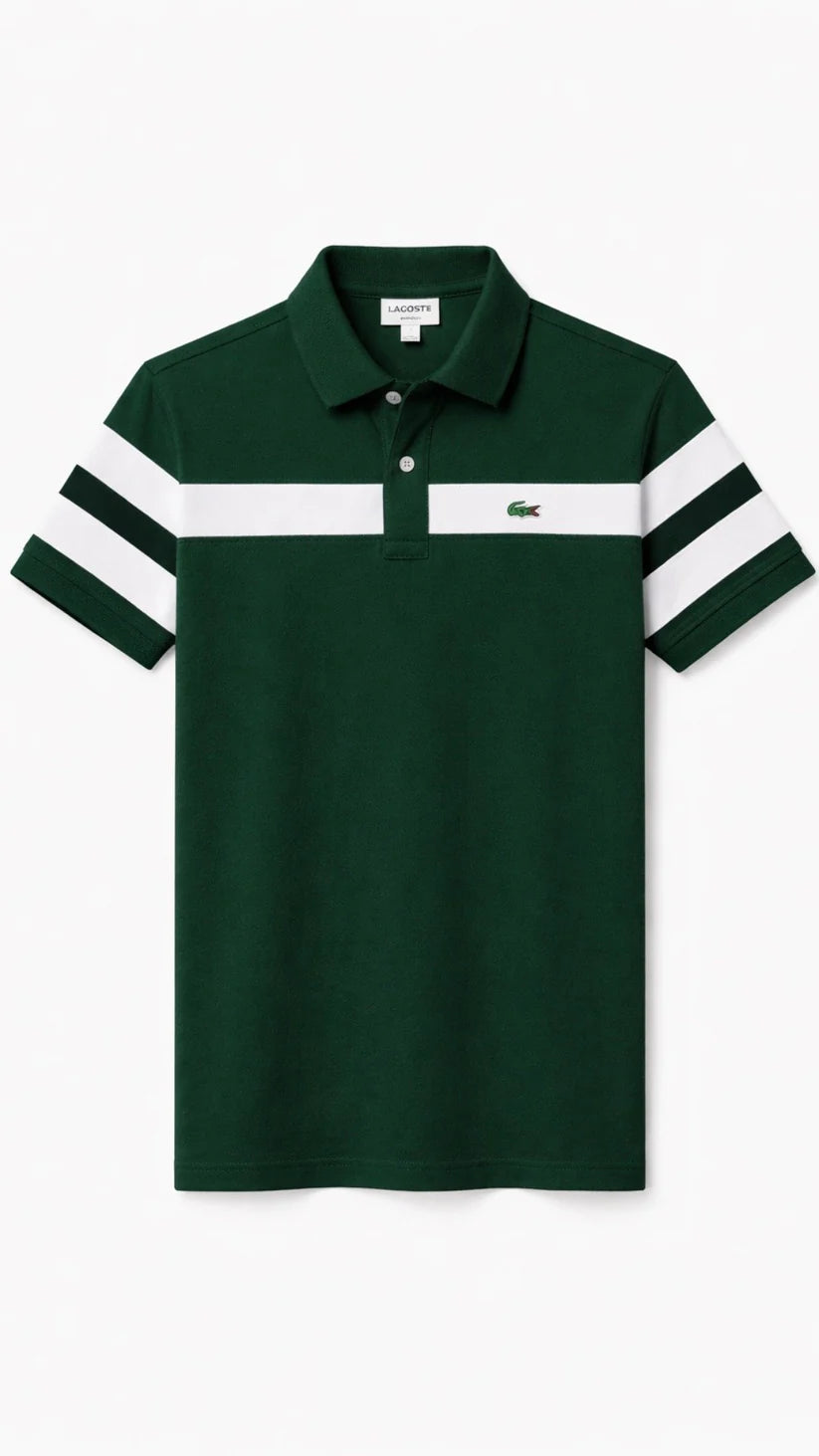 Lacoste Piqué Cotton Polo Shirt - Green