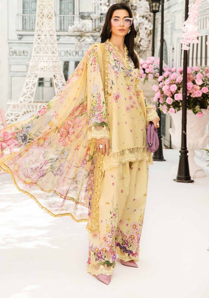 3 Piece Unstitched | MPT-2603-A