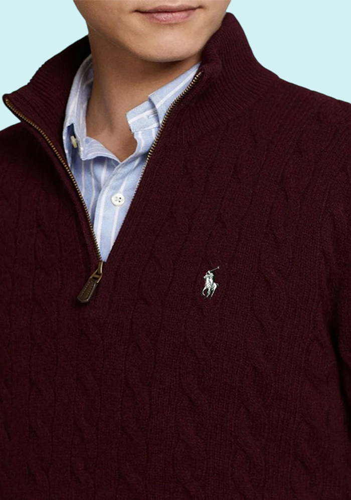 Ralph Lauren Knitwear Sweater Maroon