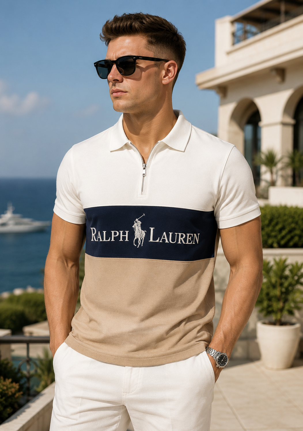 Ralph Lauren Zip Polo