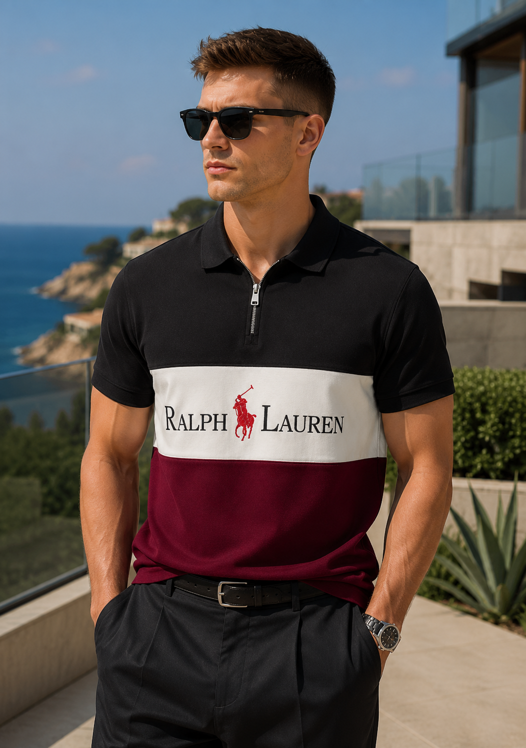 Ralph Lauren Zip Polo