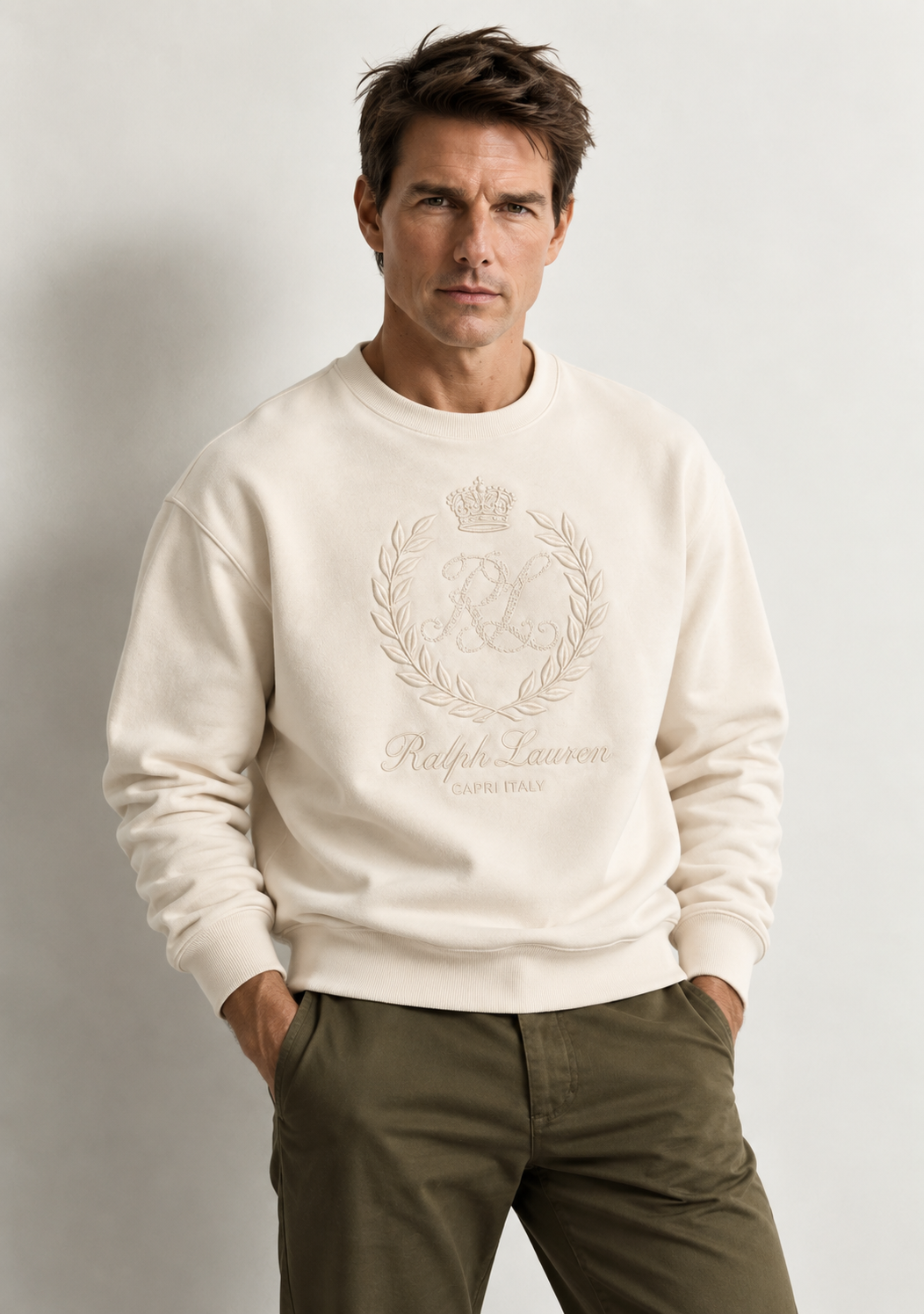Ralph Lauren Embroidered Sweatshirt - Ivory