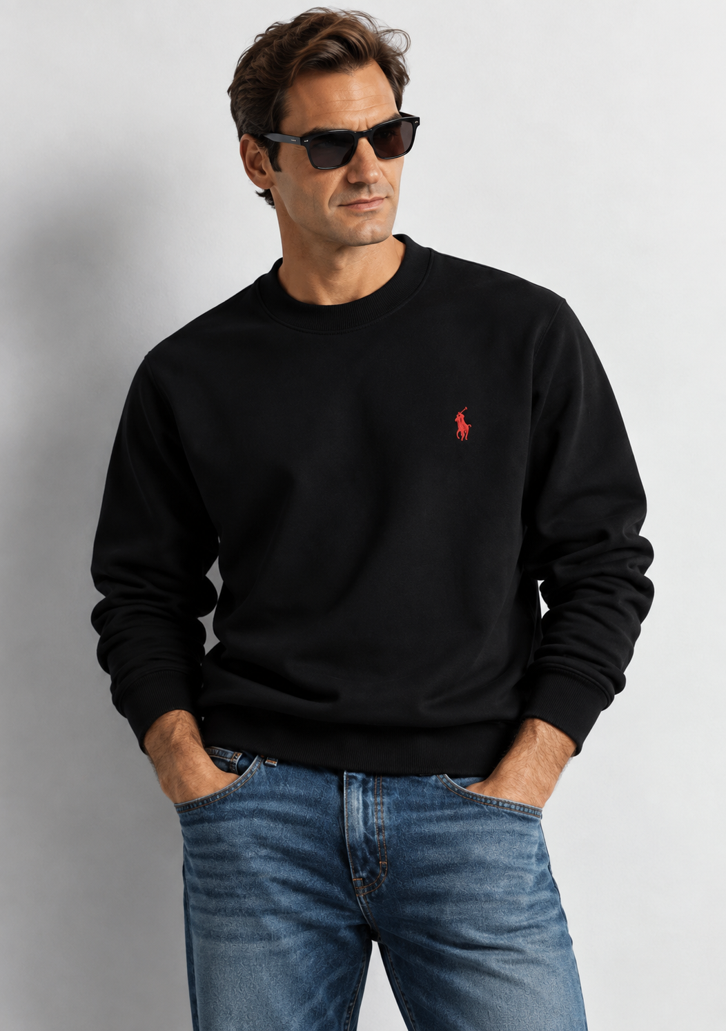 Ralph Lauren Premium Classic Sweatshirt - Black