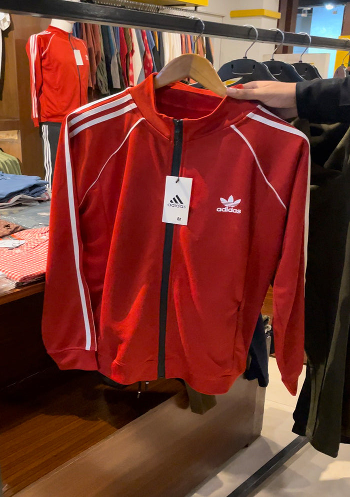 Adidas Premium Track Suit Red – Aspire - Main Image