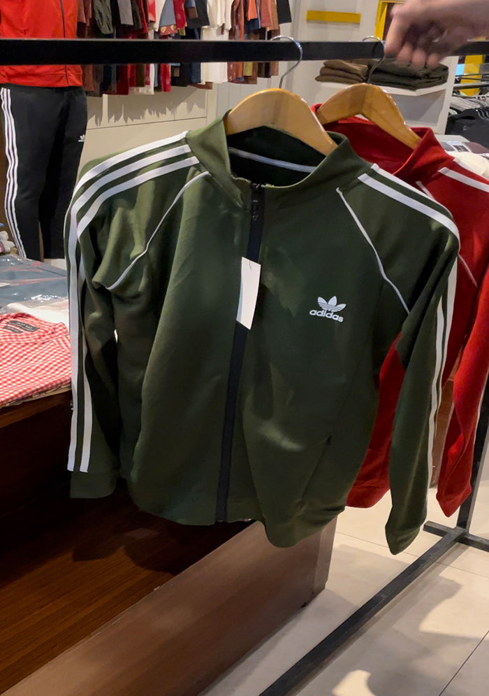 Adidas Premium Track Suit - Olive Green