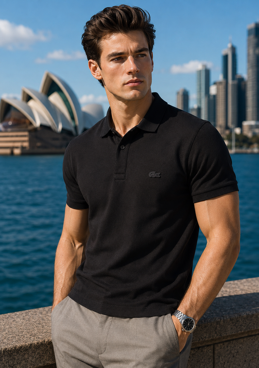 Lacoste Classic Polo Shirt – Black