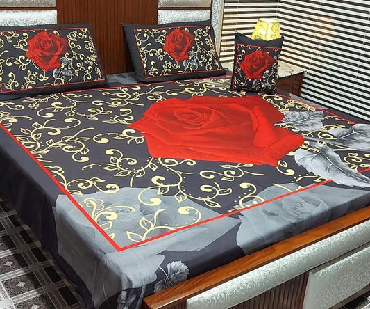 4 PCS BEDSHEET SET - ND08 (PREMIUM)