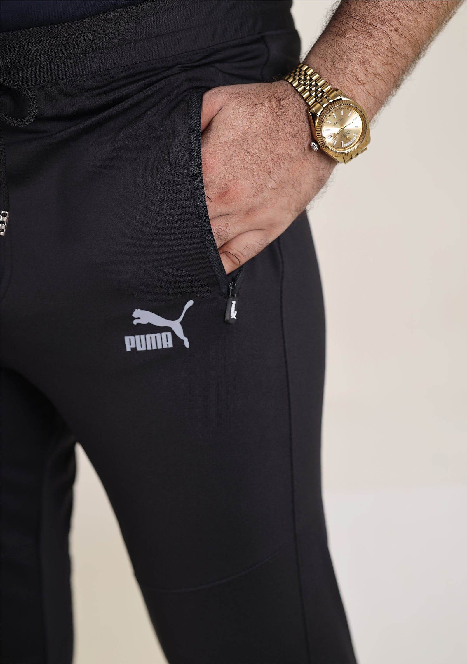 Puma Dri Fit Stretchable Trouser Black Aspire