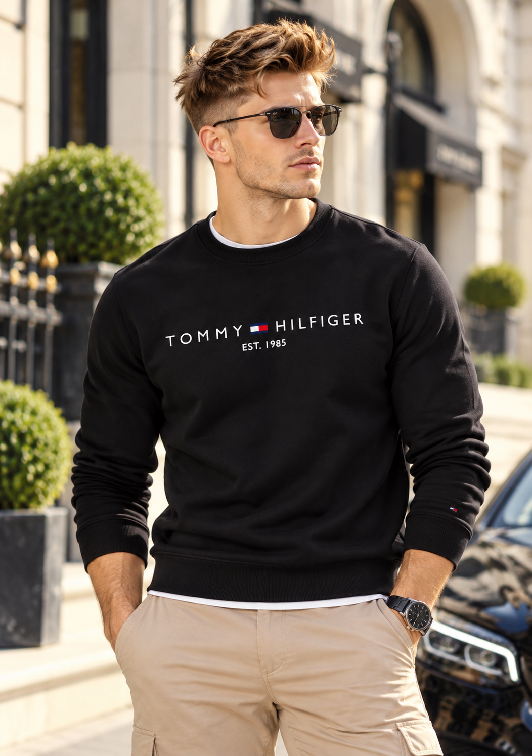 Tommy hilfiger sweatshirt - Black