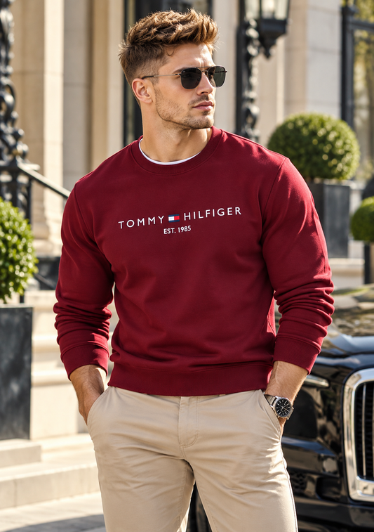 Tommy hilfiger sweatshirt - Burgundy