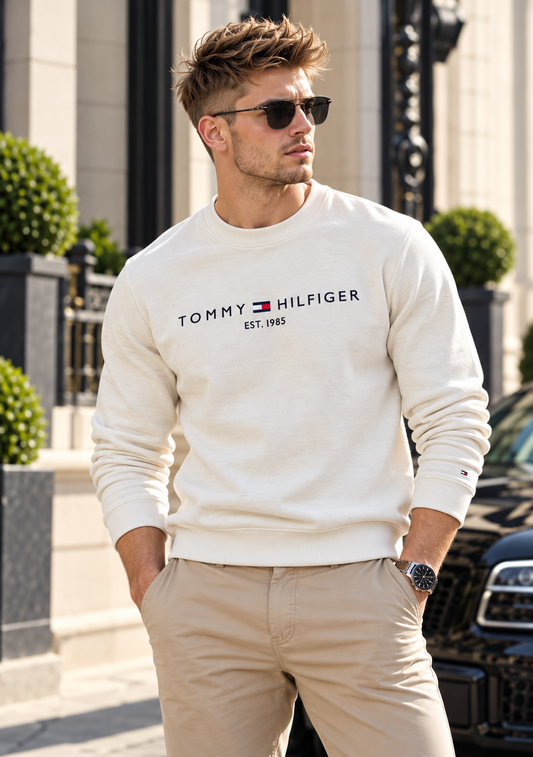 Tommy hilfiger sweatshirt - Off White