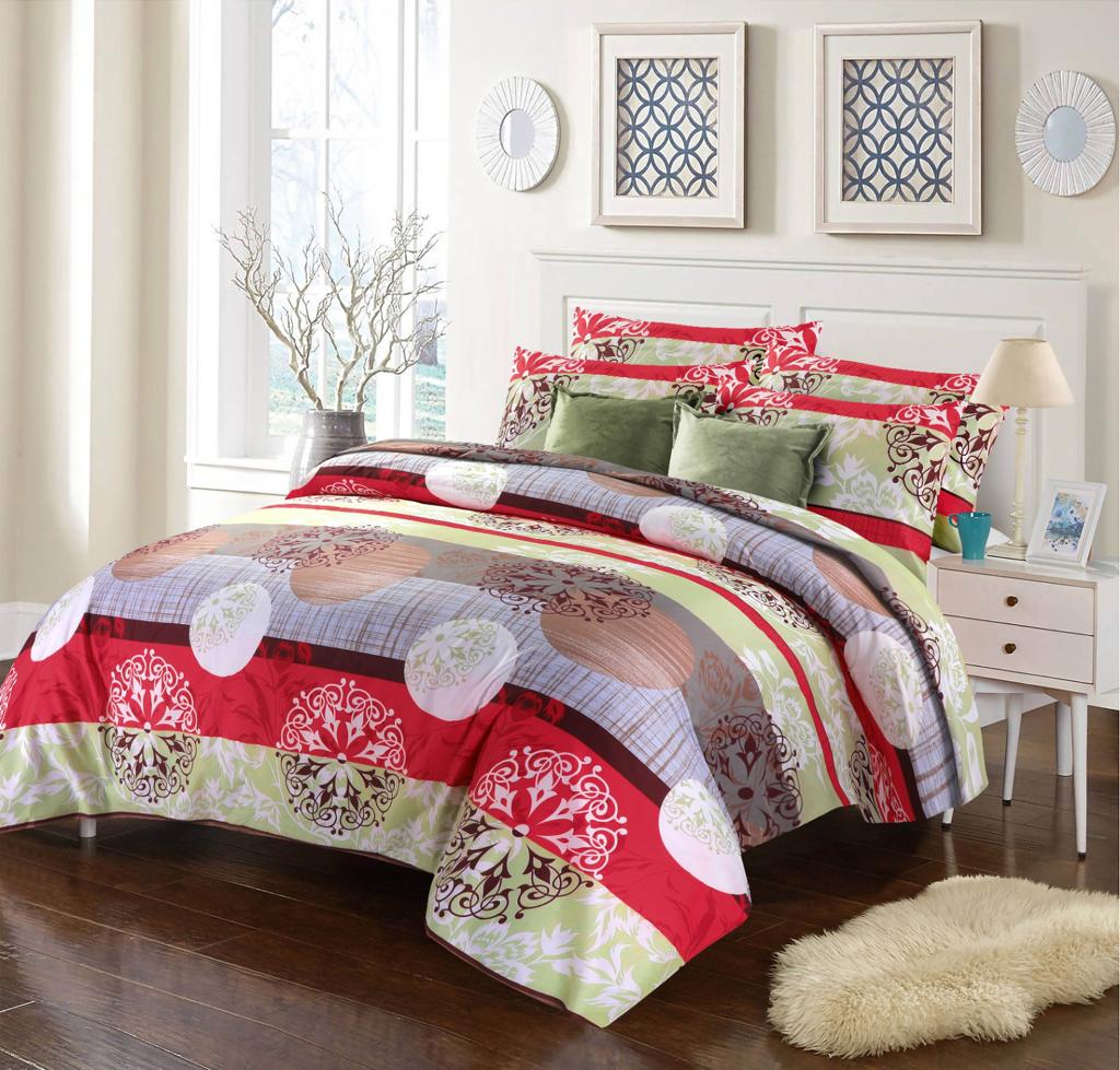 5 PCs Bed Spread Set-VD044