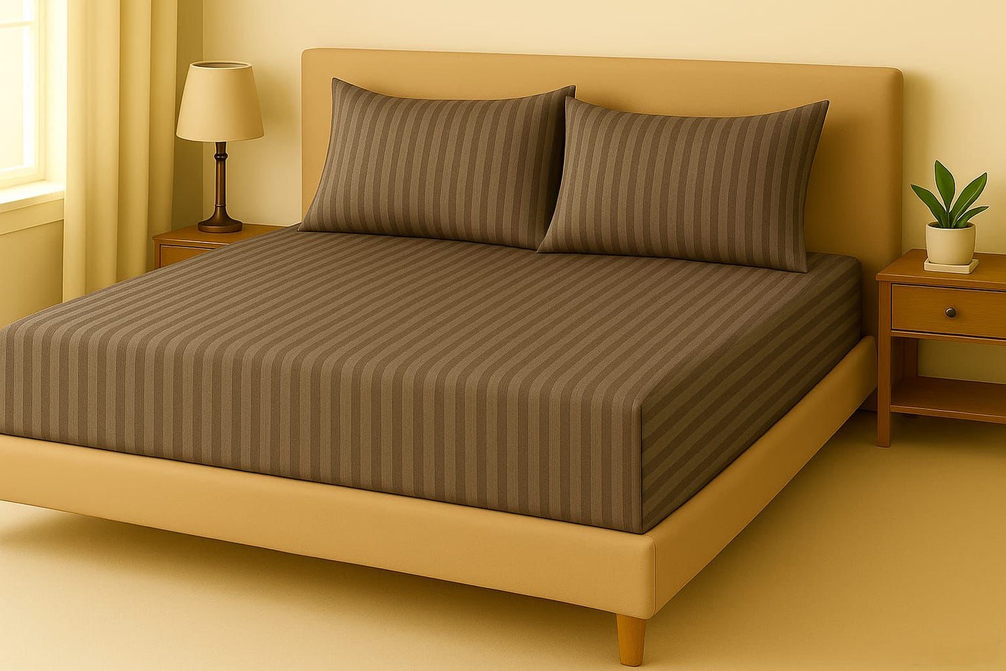 3 PCS FITTED BEDSHEET - VD04 (PREMIUM)