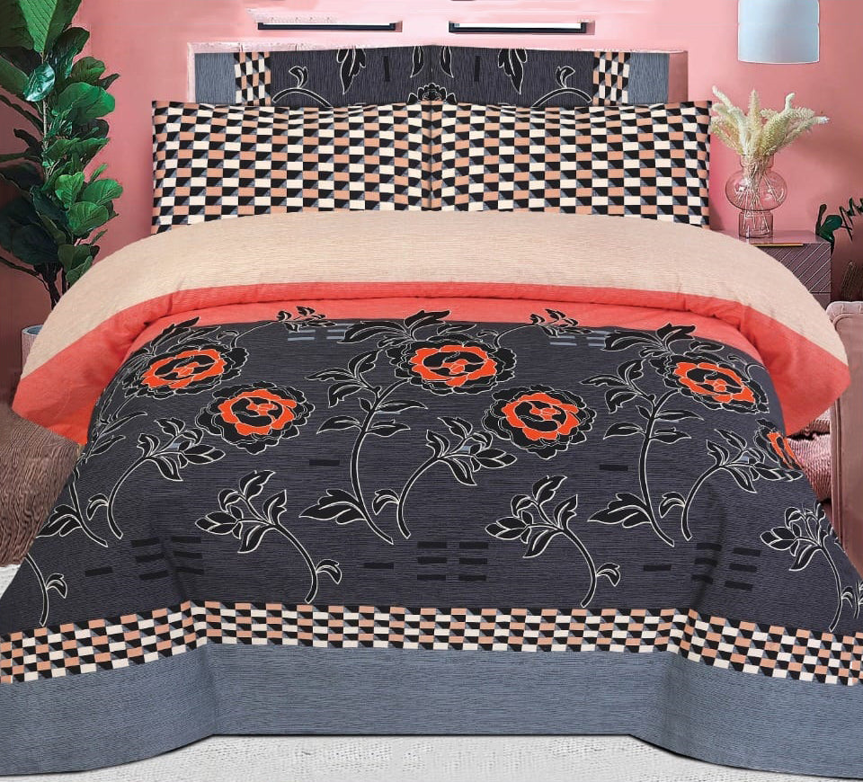 3 PCS BEDSHEET SET - VD14 (PREMIUM)