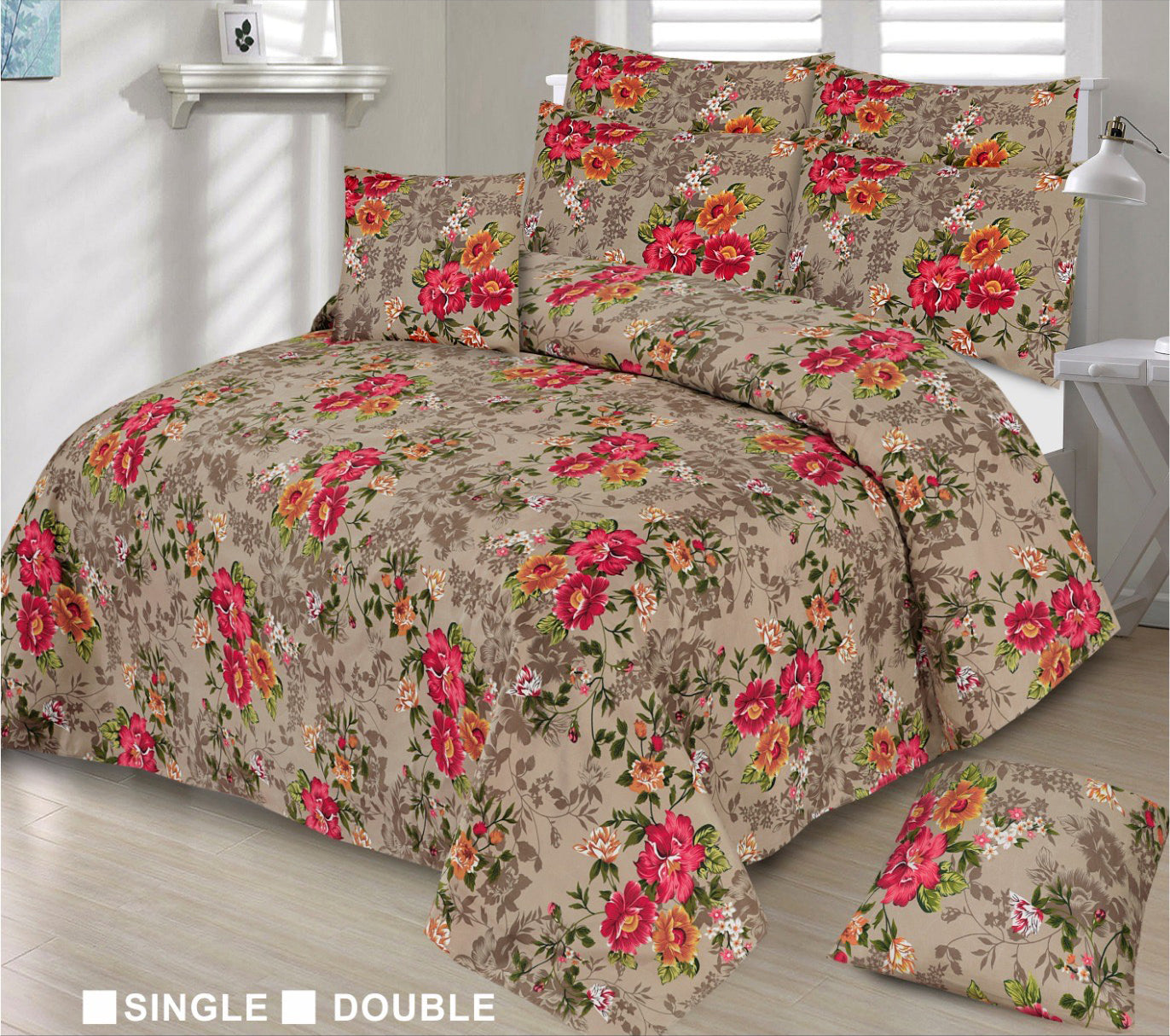 3 PCS BEDSHEET SET - VD27 (PREMIUM)