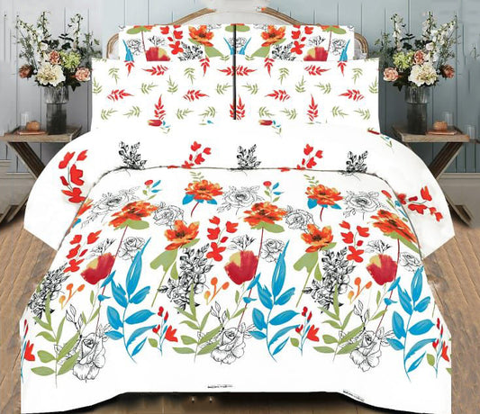 3 PCS BEDSHEET SET - VD13 (PREMIUM)