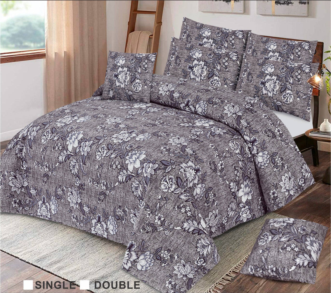 3 PCS BEDSHEET SET - VD32 (PREMIUM)